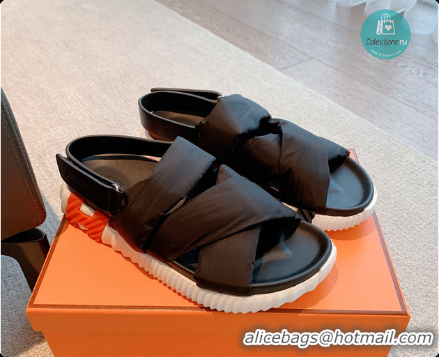 Buy Luxury Hermes Electric Sandal In Black 60702303