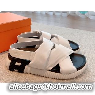 Buy Luxury Hermes Electric Sandal In White 60702303