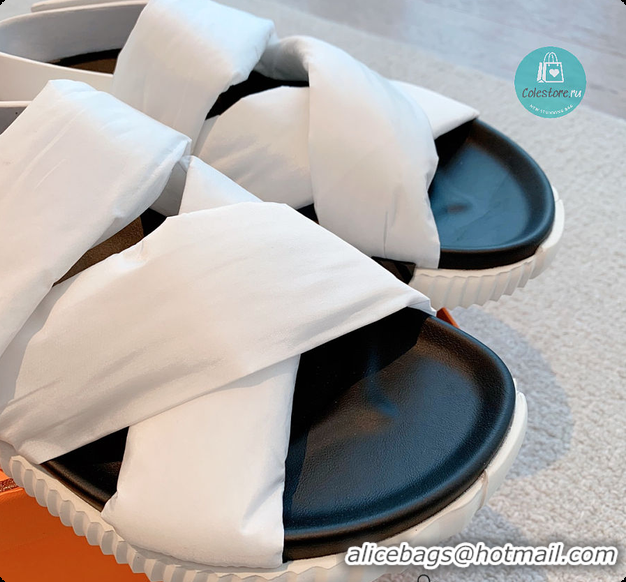 Buy Luxury Hermes Electric Sandal In White 60702303