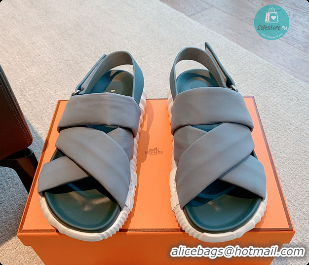 Unique Style Hermes Electric Sandal In Grey 60702303