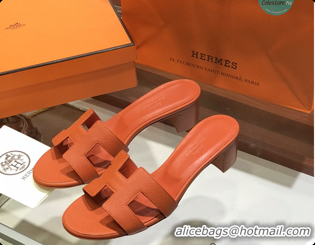 Low Cost Hermes Sandals In Orange 60702304