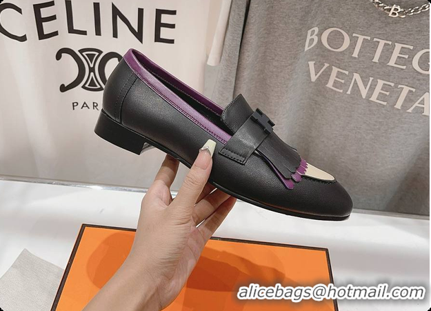 Best Price Hermes Kelly Royal Loafer Black 60702305