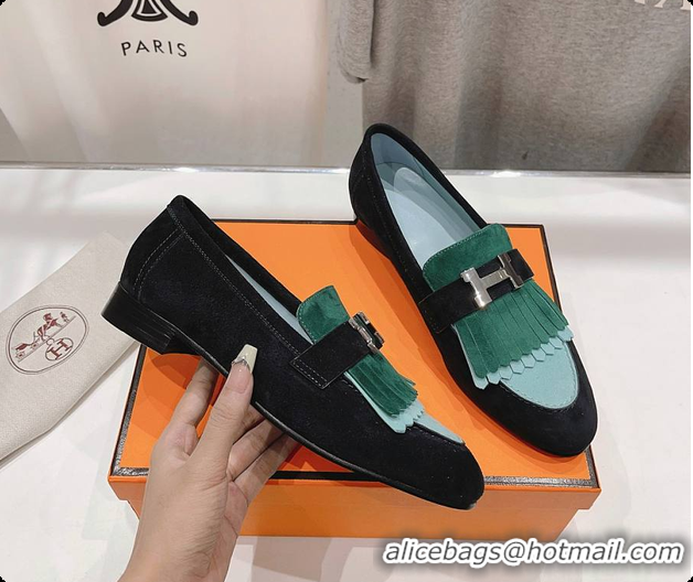 Good Quality Hermes Kelly Royal Loafer Green 60702305