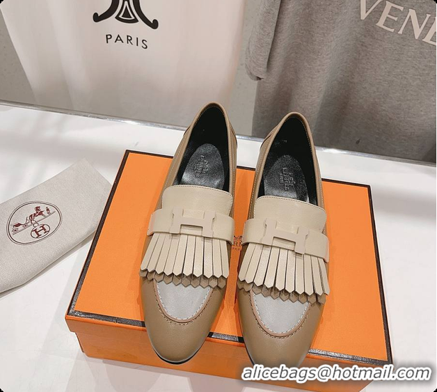 Cheap Price Hermes Kelly Royal Loafer Beige 60702305