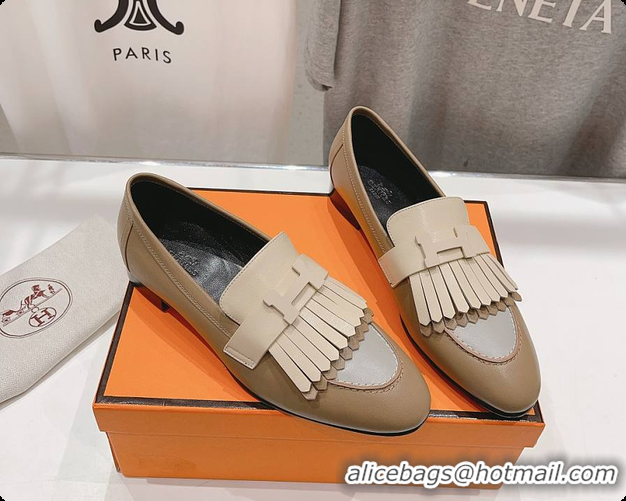 Cheap Price Hermes Kelly Royal Loafer Beige 60702305