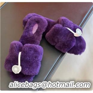 Best Price Hermes Oran Sandal Violet Foncé 60702307