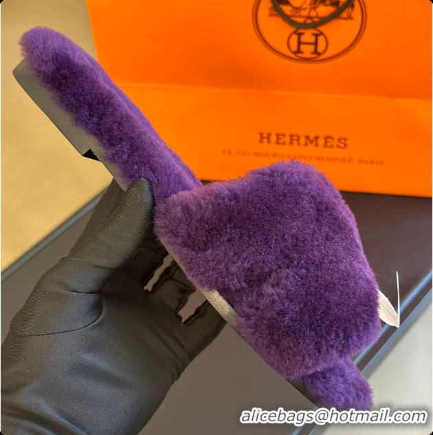 Best Price Hermes Oran Sandal Violet Foncé 60702307
