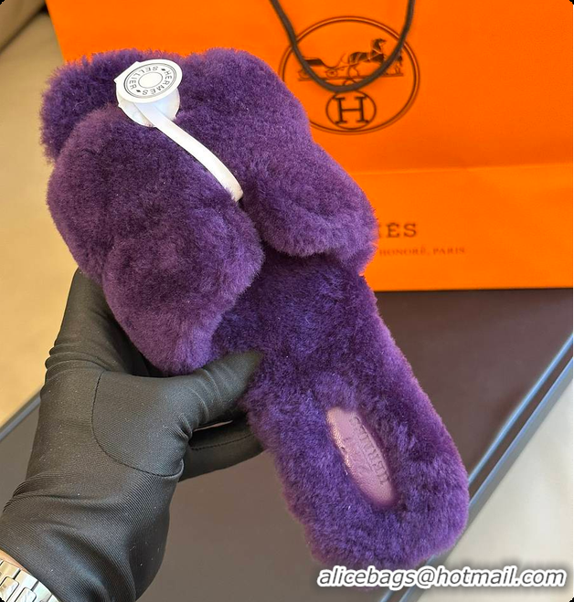 Best Price Hermes Oran Sandal Violet Foncé 60702307