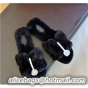 Good Product Hermes Oran Sandal Black 60702307