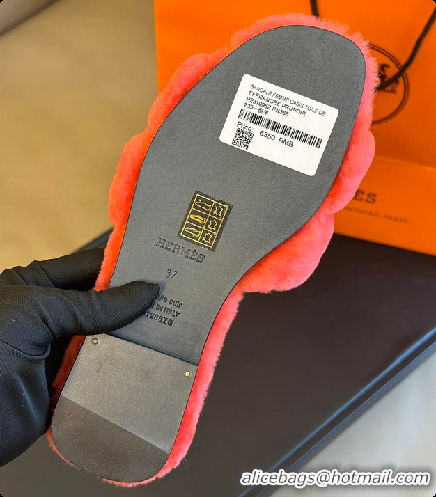 Hot Style Hermes Oran Sandal Orange 60702307