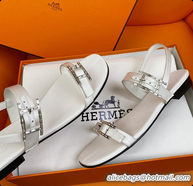 Buy Discount Hermes Sandals White 60702311