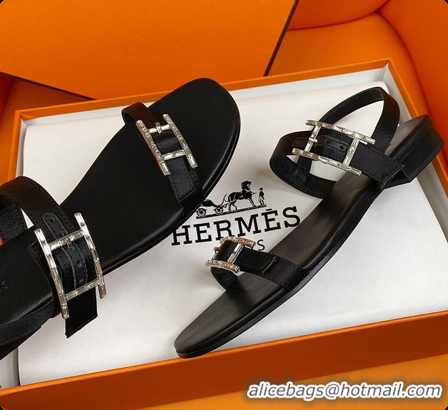 Good Looking Hermes Sandals Black 60702311