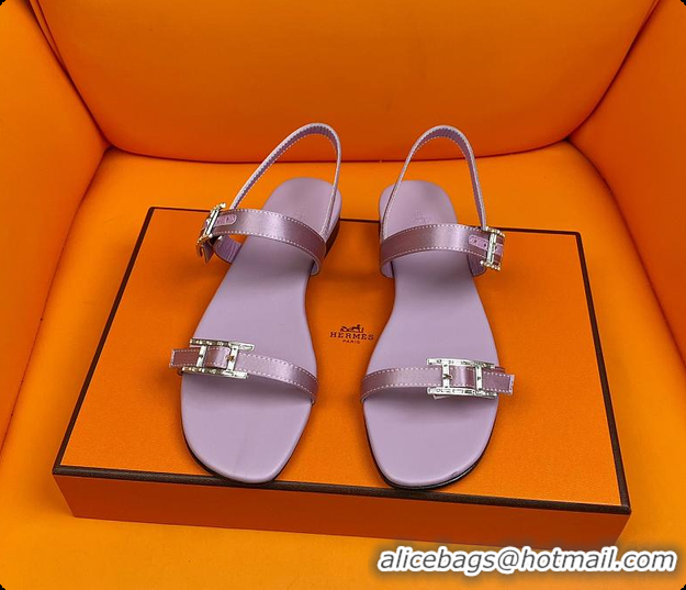 Pretty Style Hermes Sandals Purple 60702311