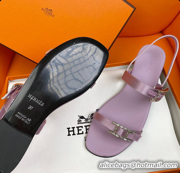 Pretty Style Hermes Sandals Purple 60702311
