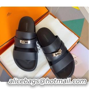 Pretty Style Hermes Jackson Sandal Black 60702313