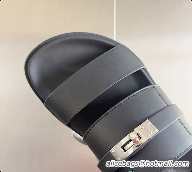 Pretty Style Hermes Jackson Sandal Black 60702313