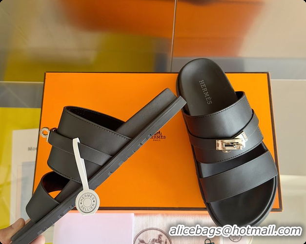 Pretty Style Hermes Jackson Sandal Black 60702313