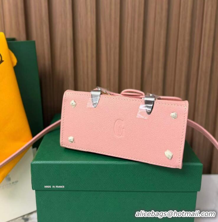 Well Crafted Goyard Goyardine Canvas Saigon Structure Nano Palladium Hardware 8006 Multicolored Powder Pink