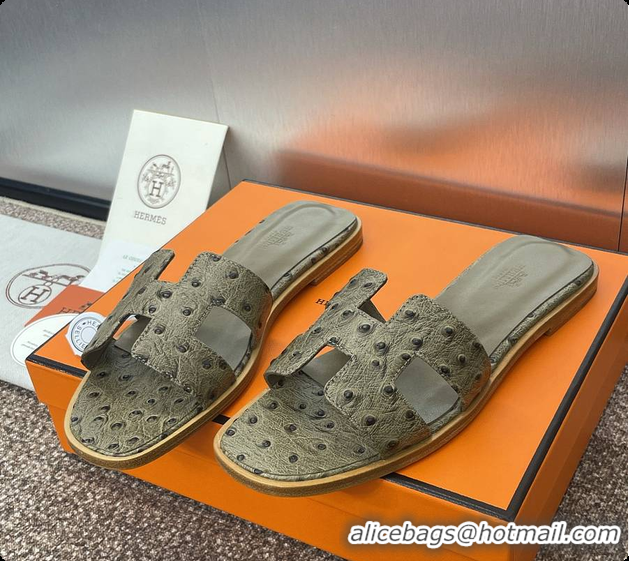Popular Style Hermes Oran sandal Loden 60702401