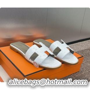 Unique Style Hermes Oran sandal White 60702401