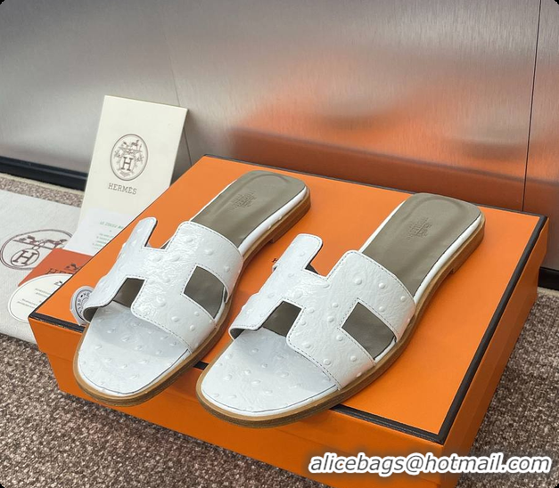Unique Style Hermes Oran sandal White 60702401
