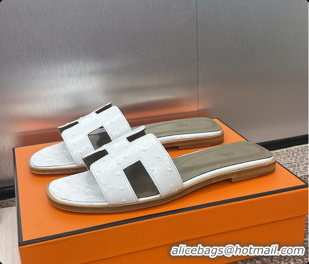 Unique Style Hermes Oran sandal White 60702401