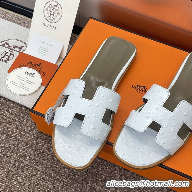 Unique Style Hermes Oran sandal White 60702401