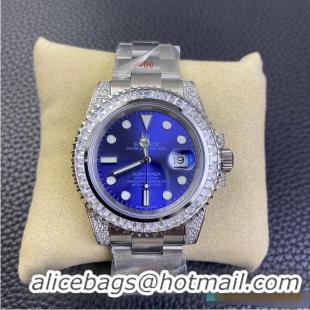 Buy Discount Rolex Day-Date 36mm Diamond Dial 18kt White Gold President Watch R1256 Blue
