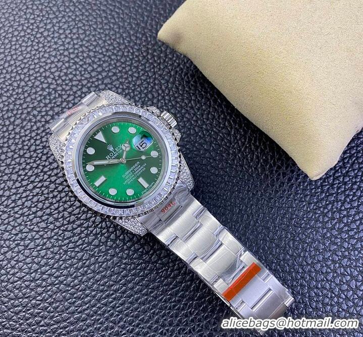Grade Design Rolex Day-Date 36 Dial 18kt Yellow Gold Diamond-Set President Watch R1256 Green