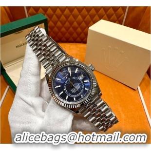 Top Quality Rolex Sky-Dweller Oyster Dial 42 mm Oystersteel And White Gold R1259