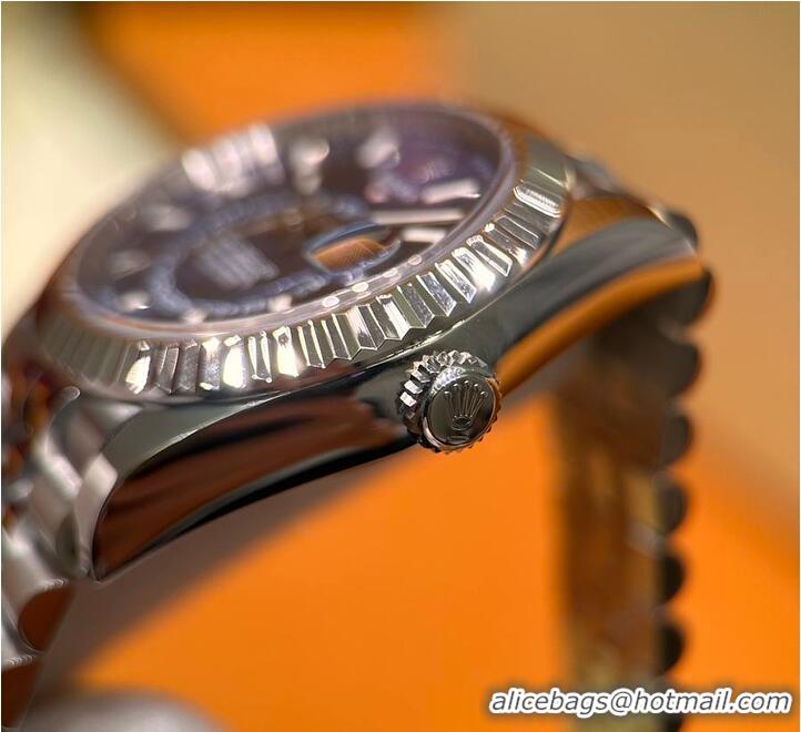 Top Quality Rolex Sky-Dweller Oyster Dial 42 mm Oystersteel And White Gold R1259