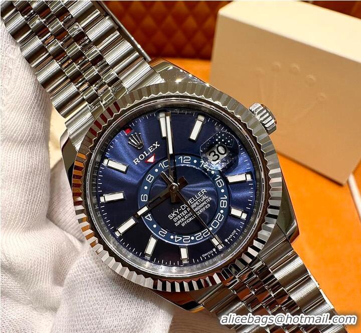 Top Quality Rolex Sky-Dweller Oyster Dial 42 mm Oystersteel And White Gold R1259