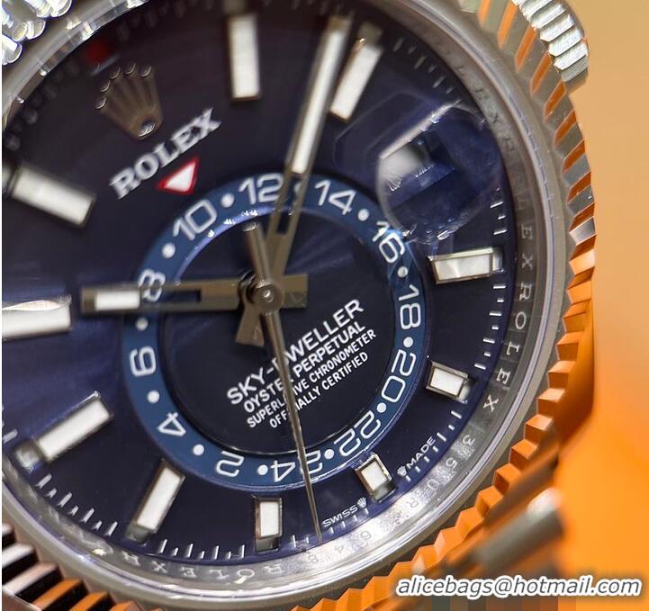 Top Quality Rolex Sky-Dweller Oyster Dial 42 mm Oystersteel And White Gold R1259