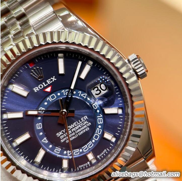 Top Quality Rolex Sky-Dweller Oyster Dial 42 mm Oystersteel And White Gold R1259