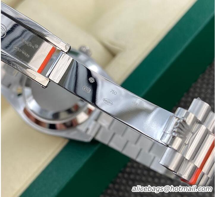 Best Price Rolex Day-Date 40mm Platinum Meteorite Dial and President bracelet R1261
