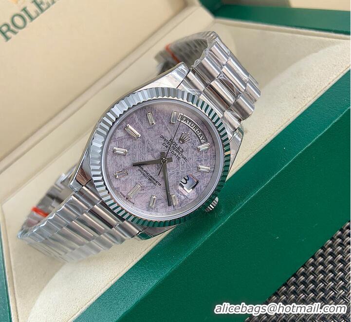 Best Price Rolex Day-Date 40mm Platinum Meteorite Dial and President bracelet R1261