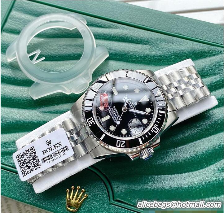 Trendy Design Rolex Water Ghost Series Mens Watch Diameter 40mm R1263 White/Black