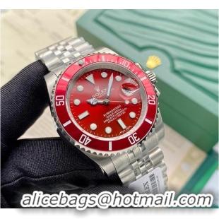 Best Price Rolex Water Ghost Series Mens Watch Diameter 40mm R1263 Red/White