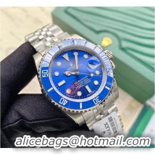 New Fashion Rolex Water Ghost Series Mens Watch Diameter 40mm R1263 Blue/White