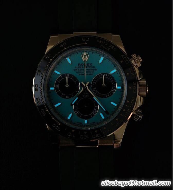 Top Quality Rolex Daytona 40mm Turquoise Dial Watch R1272