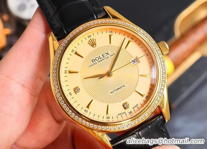Reasonable Price Discount Rolex Watch Black And Gold R1275