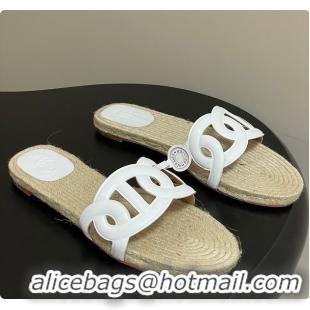 Buy Luxury Hermes Famosa Espadrille Blanc 60702406