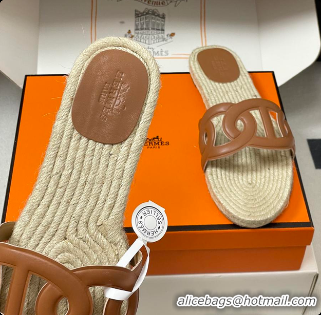 Buy Discount Hermes Famosa Espadrille Naturel 60702406