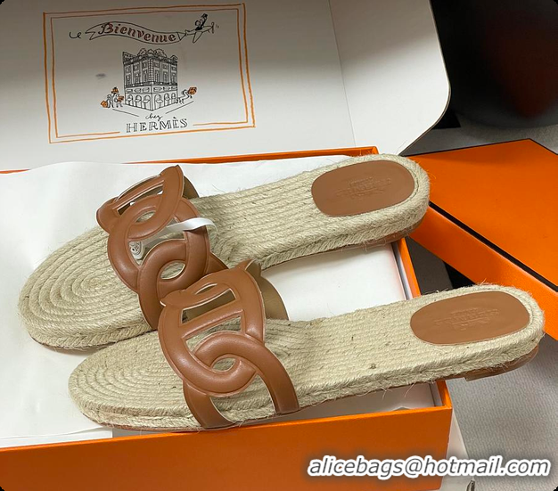 Buy Discount Hermes Famosa Espadrille Naturel 60702406