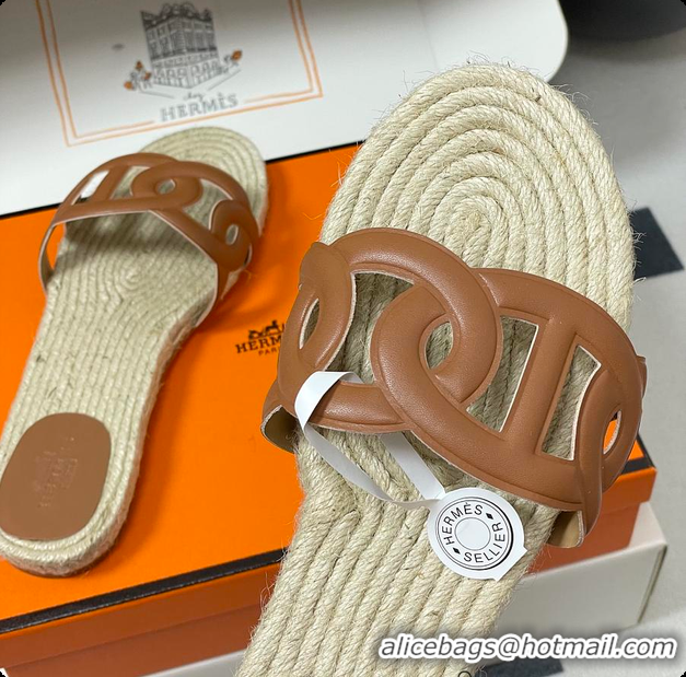 Buy Discount Hermes Famosa Espadrille Naturel 60702406