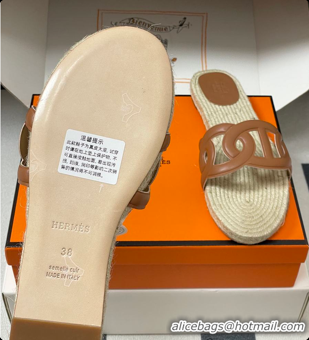 Buy Discount Hermes Famosa Espadrille Naturel 60702406
