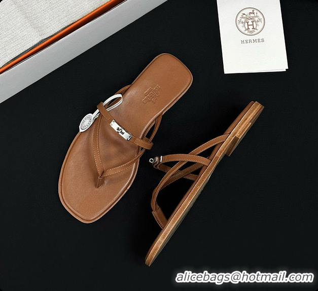 Purchase Hermes Miss Sandal Naturel 60702408
