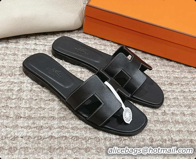 Pretty Style Hermes Sandals Black 60702409