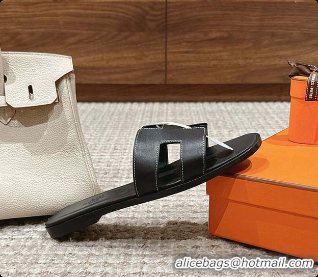 Pretty Style Hermes Sandals Black 60702409