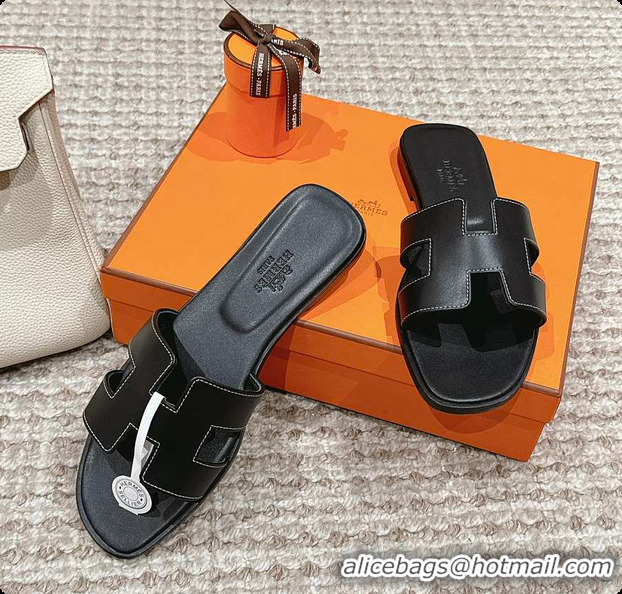 Pretty Style Hermes Sandals Black 60702409